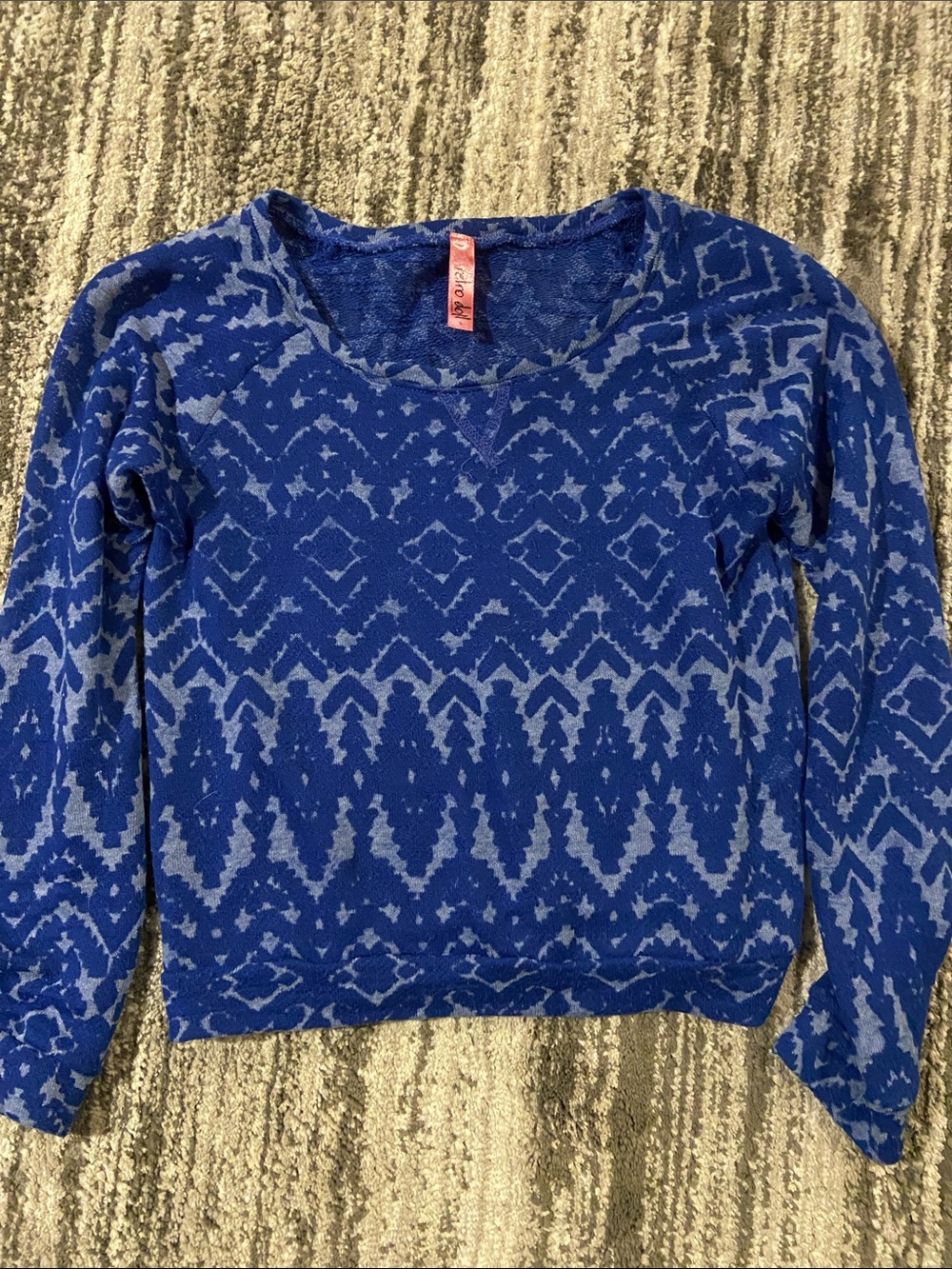 Y2K Y2K inspired Retro Doll blue lightweight sweater size small